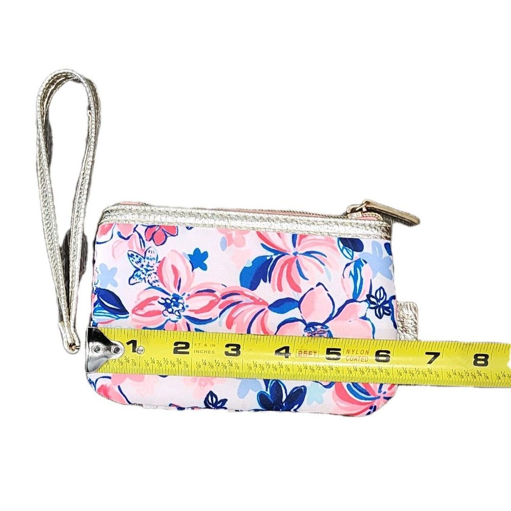 LILLY PULITZER Zip Top Wallet Resort White Party Like a Lobster EUC - Picture 3 of 6